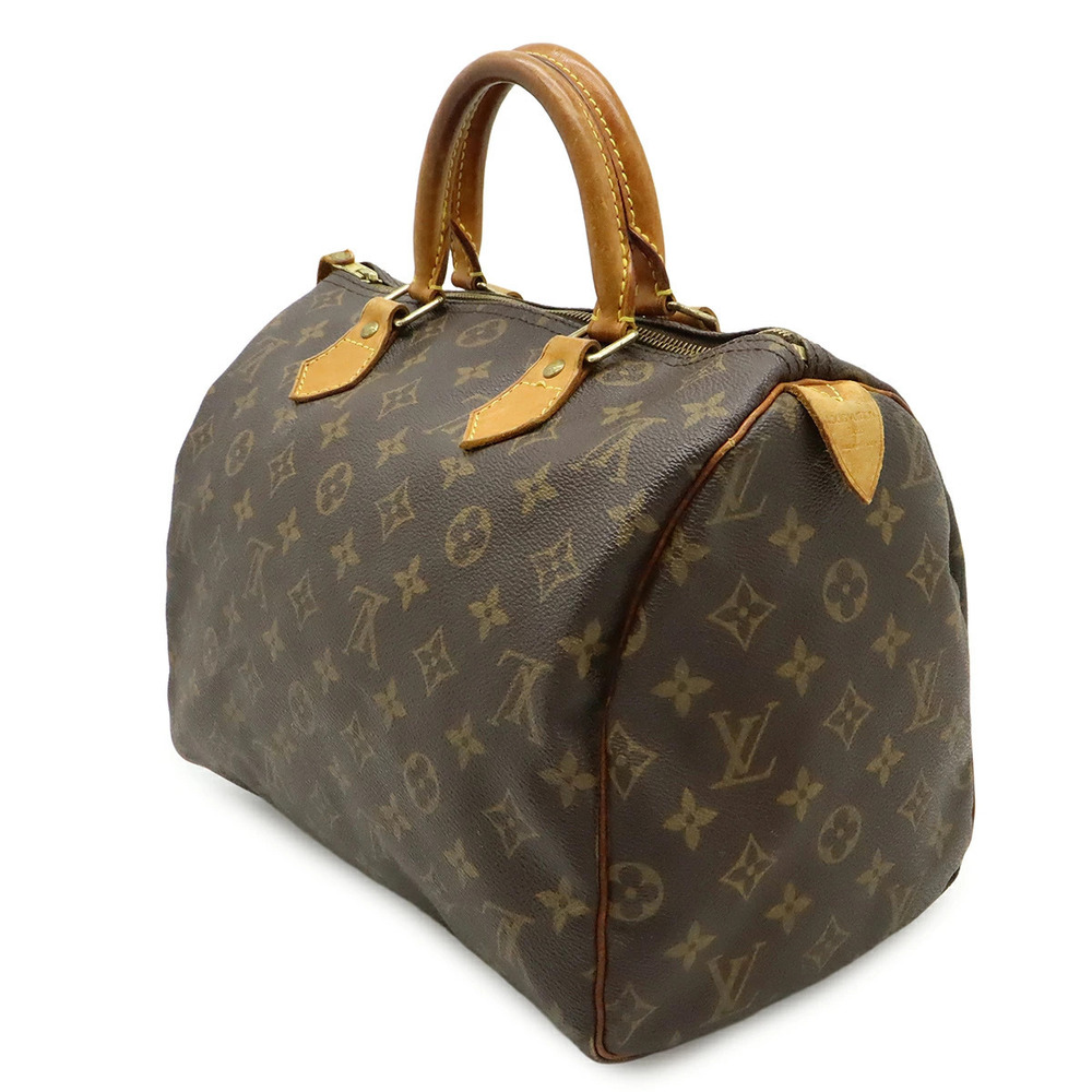 Louis Vuitton Bag Handbag Monogram Boston Speedy Brown